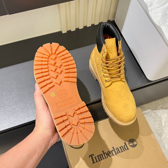 Timberland Louis Vuitton Wheat Monogram Boots - Picture 8 of 10